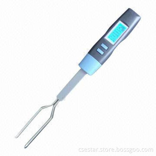 High quality LCD display digital thermometer fork